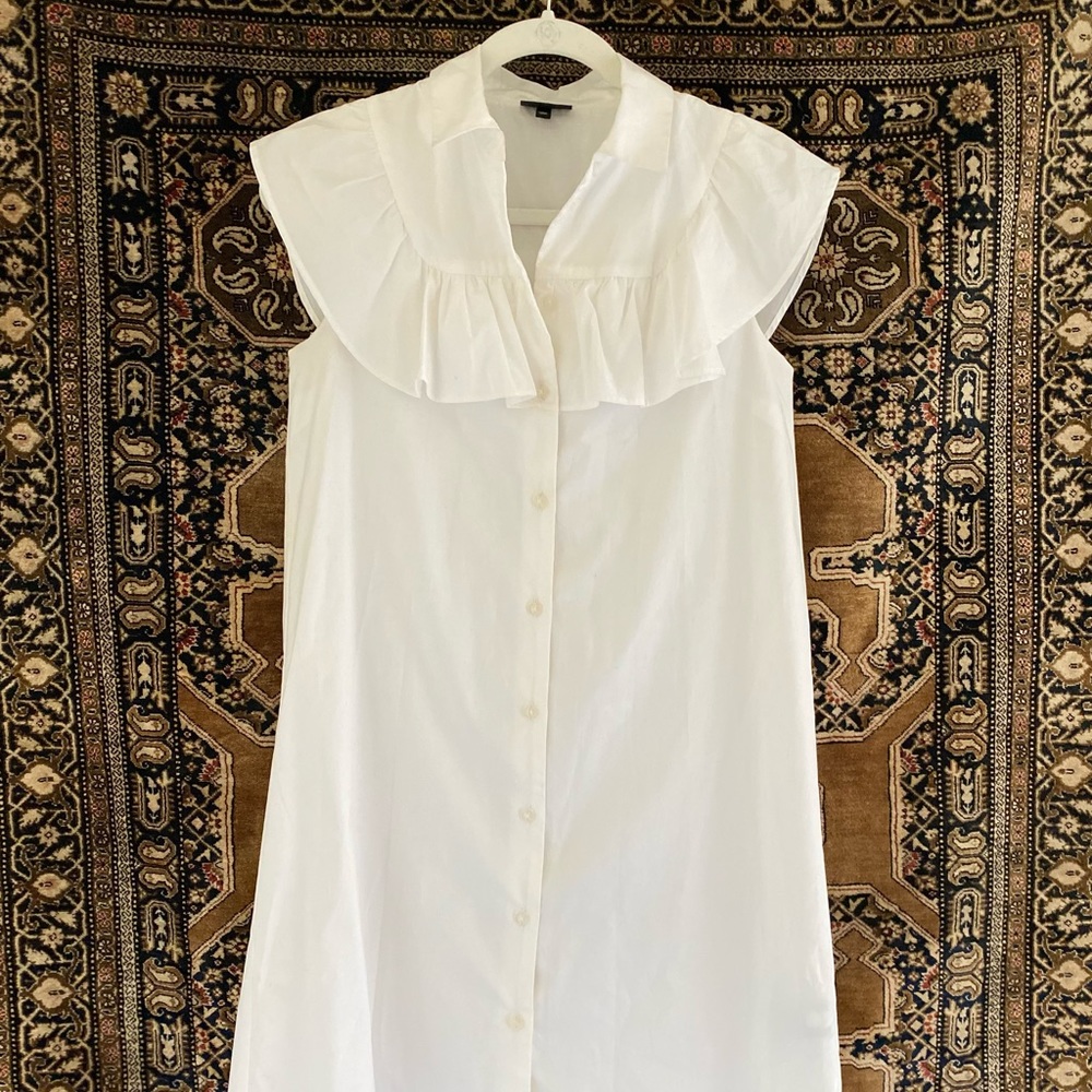 Knee length peasant dress